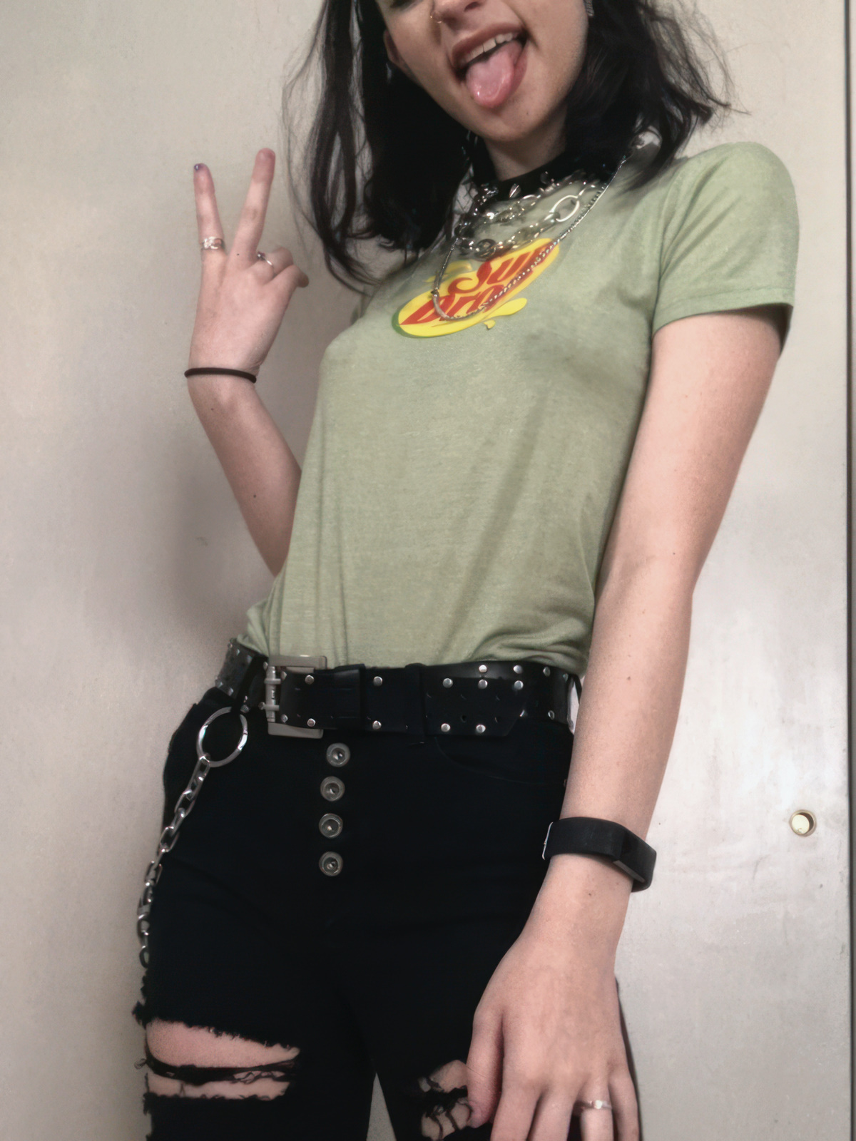 petite native american girl bella is a cute punk — 47
