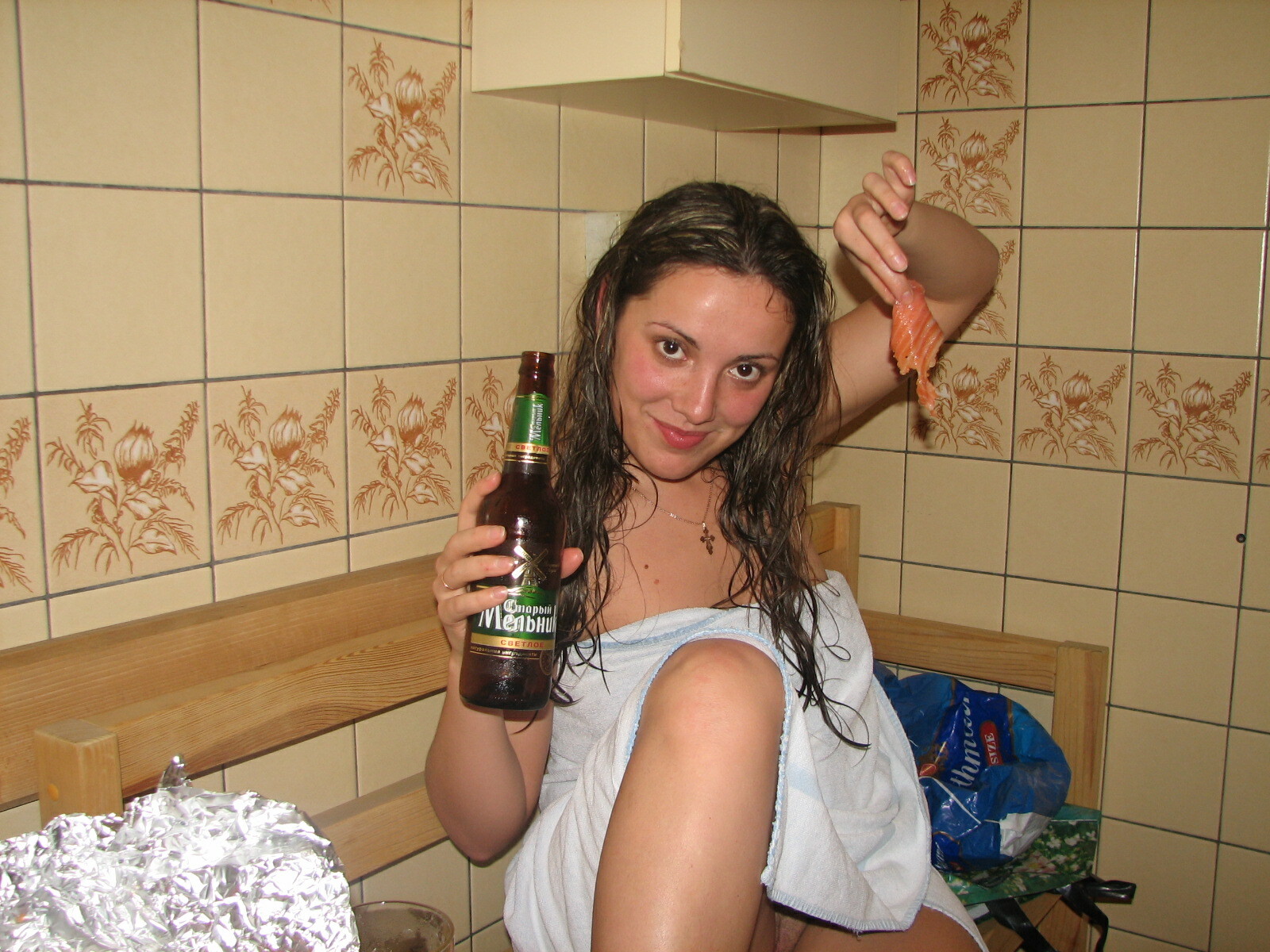Russian couple having fun on vacation — 40