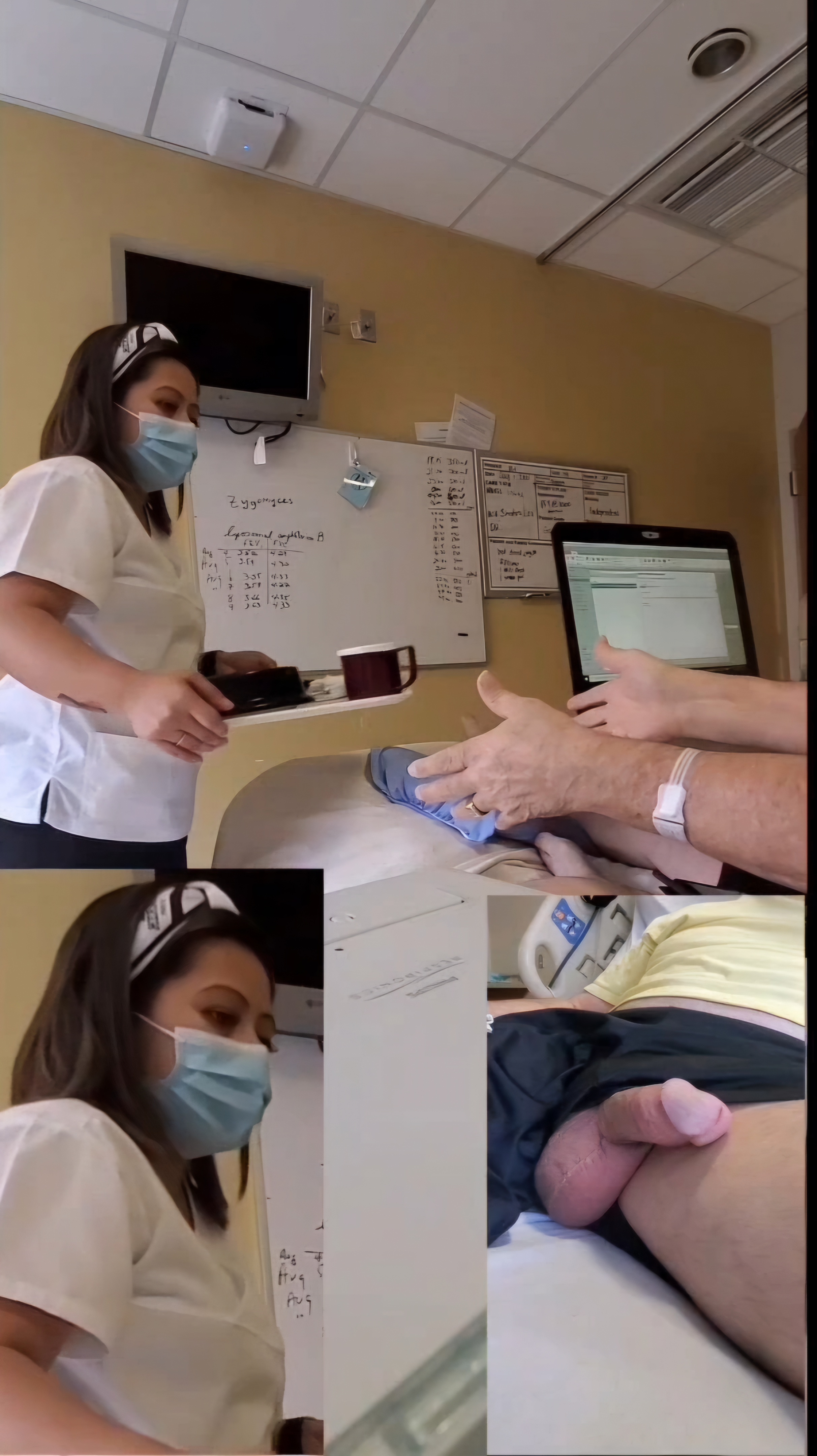 Nurse teen dickflash hospital — 18
