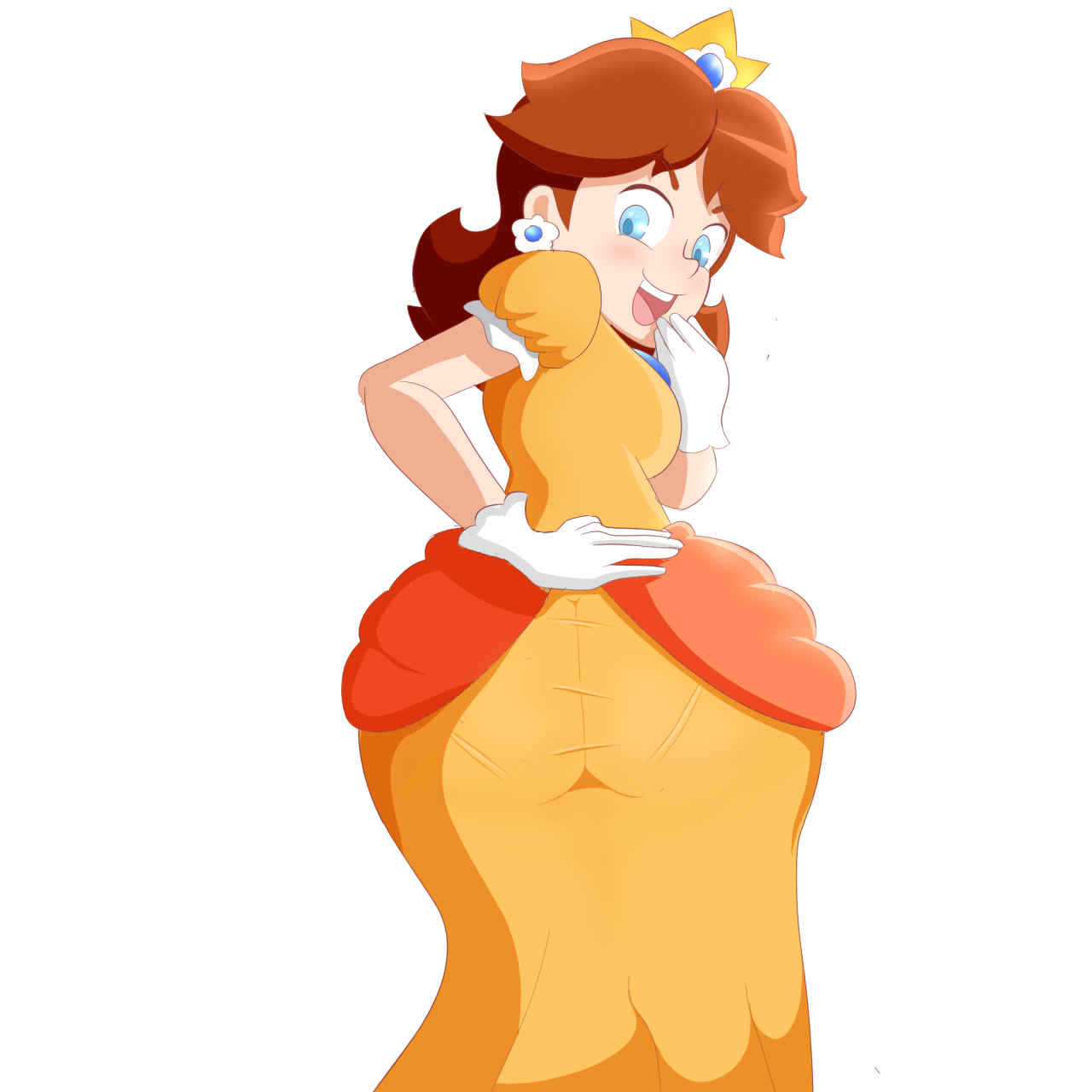 Princess Daisy Farting and Pooping — 51