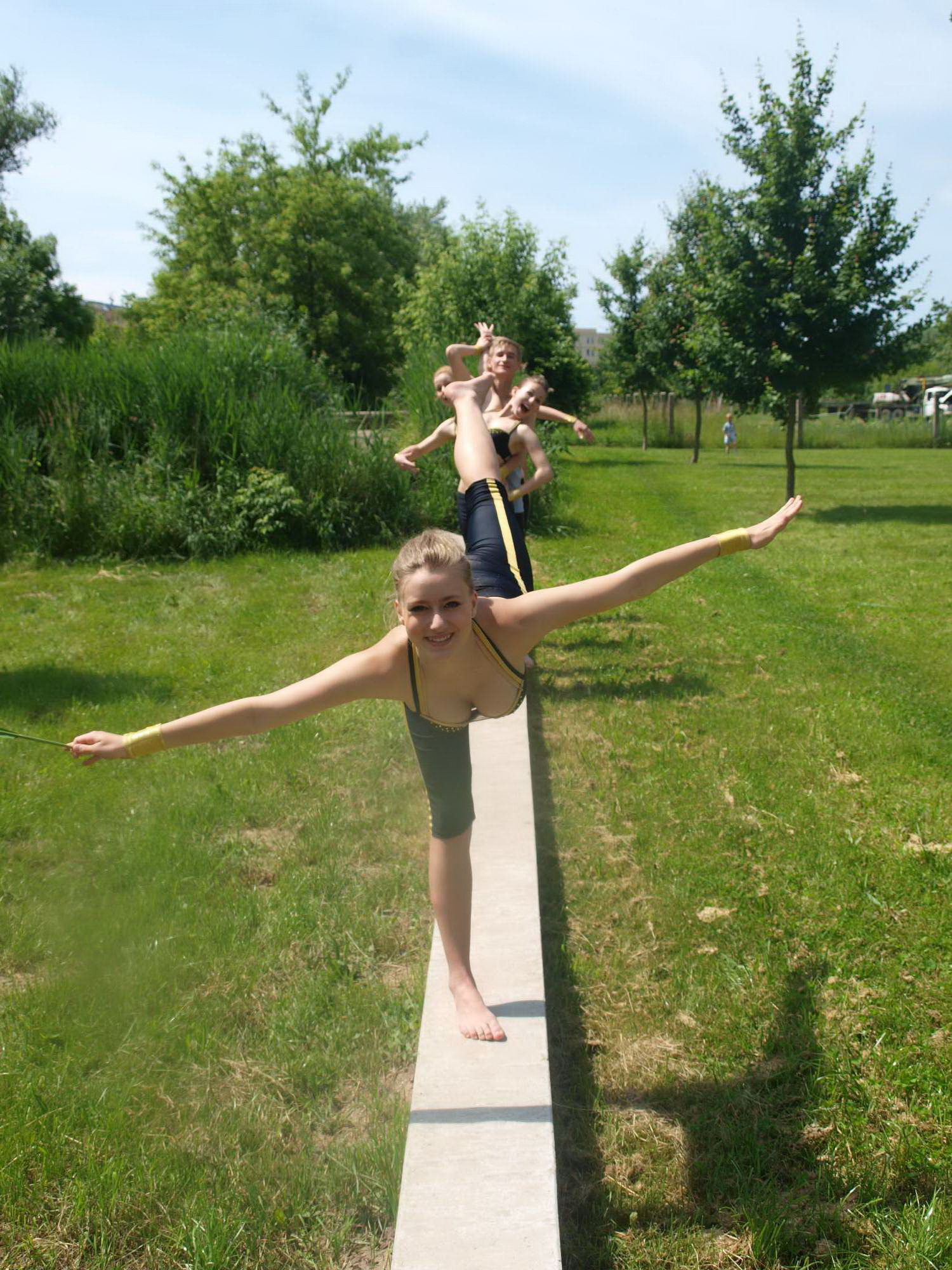 Czech gymnast pool party — 17